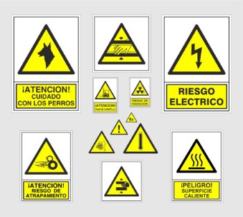 Señales de Advertencia de peligro