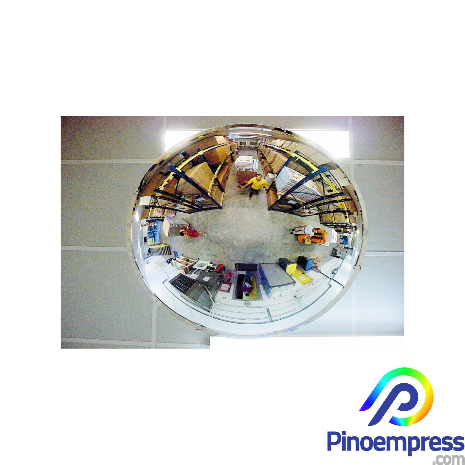 ESP-H56-114 Espejo Volum Hemisférico 114 Acrílico Interior - Pinoempress