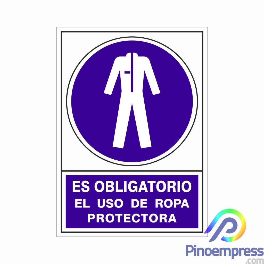 0643 - Uso obligatorio ropa protectora - Pinoempress