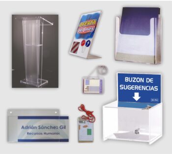 Artículos de Metacrilato y Portatarjetas