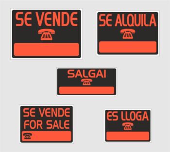 Se alquila Se vende etc...